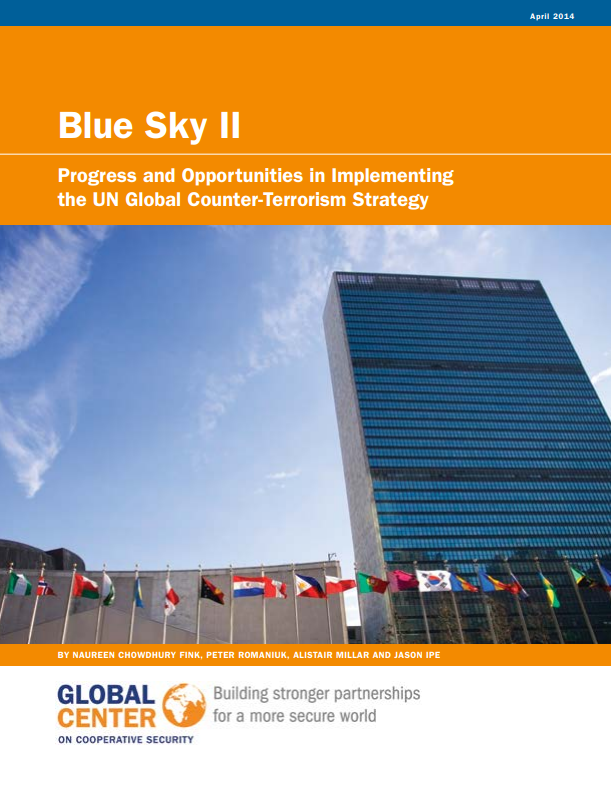 Blue Sky II Report Cover - Global Center on Cooperative Security