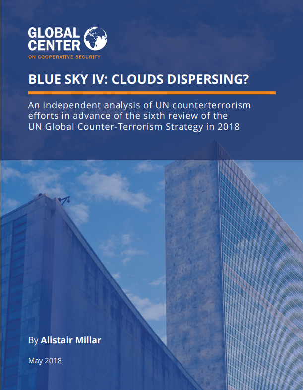 Blue Sky IV Report Cover - Global Center on Cooperative Security Link to Blue Sky IV